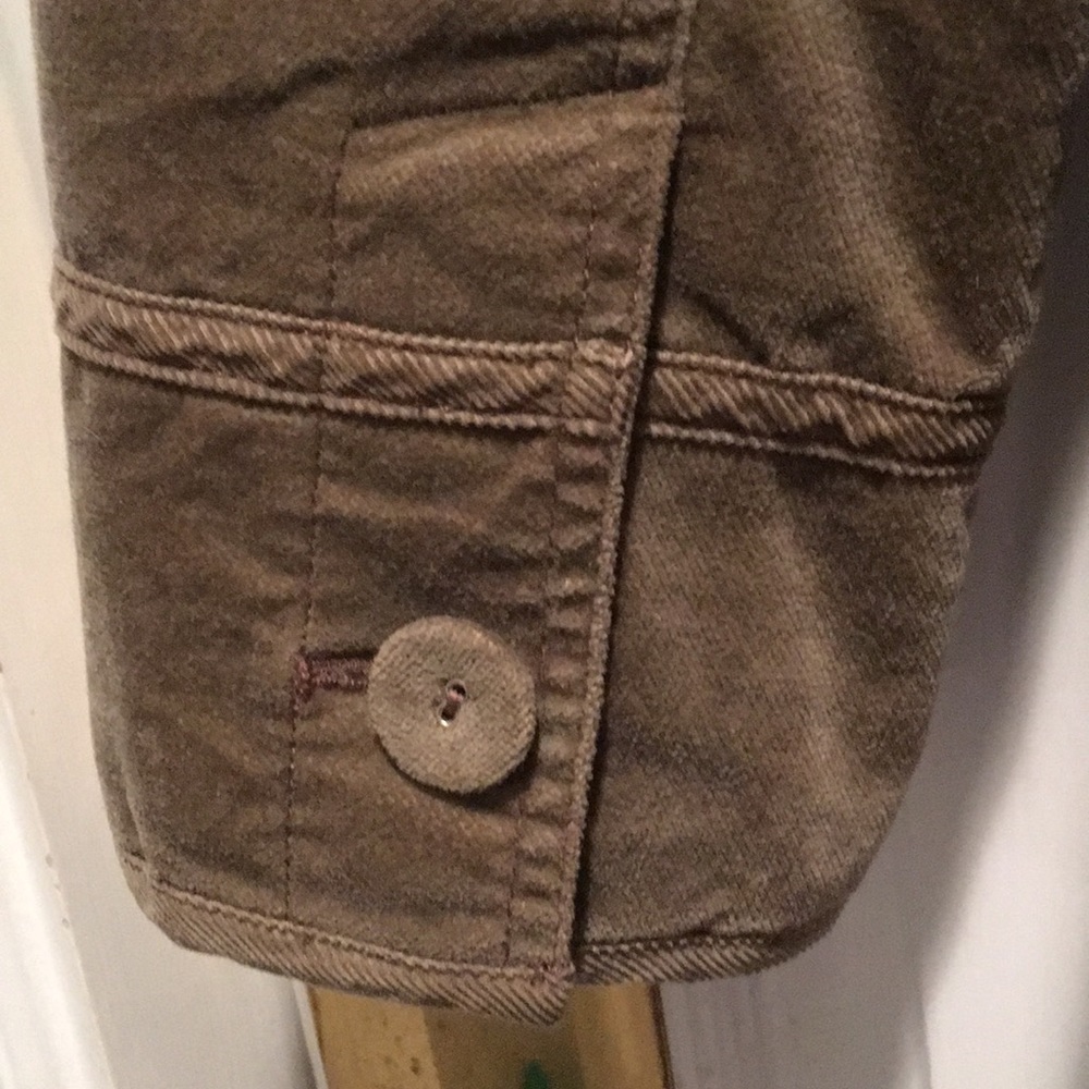 Vintage Laura Ashley Soft, Dark Khaki Jacket - Picture 8 of 8